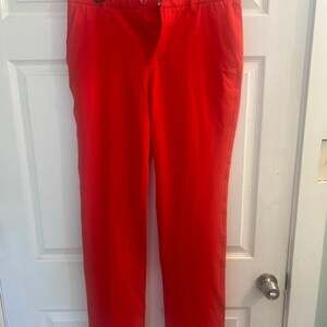 Hreski Red Golf Performance Flex Waist Stretch Pants Men’s 32 X 32